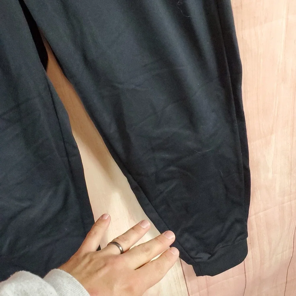 Under Armour Brawler 2.0 Boys Jogger Pants Medium Black Fleece Lined Tapered Leg